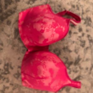 Cacique Pink Lace Bra, 38H